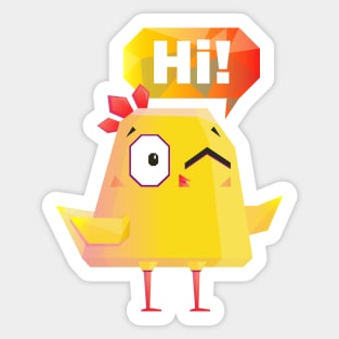 Hi Birds lover Sticker